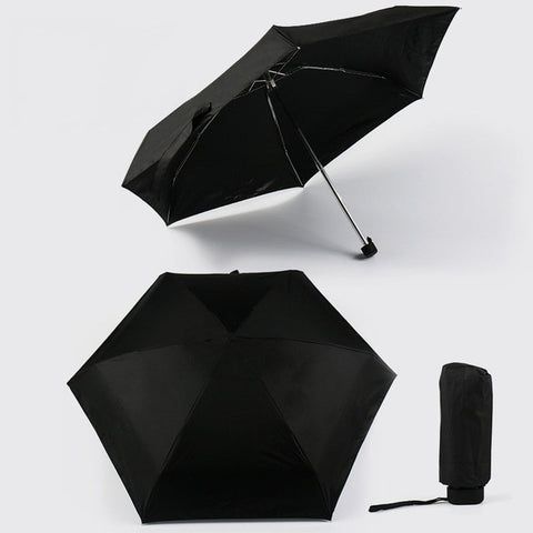Image of Mini Pocket umbrella sun protection Fashion Folding Rain parasol Female Gift Girls Anti-UV Waterproof Portable Travel Umbrella