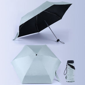 Mini Pocket umbrella sun protection Fashion Folding Rain parasol Female Gift Girls Anti-UV Waterproof Portable Travel Umbrella