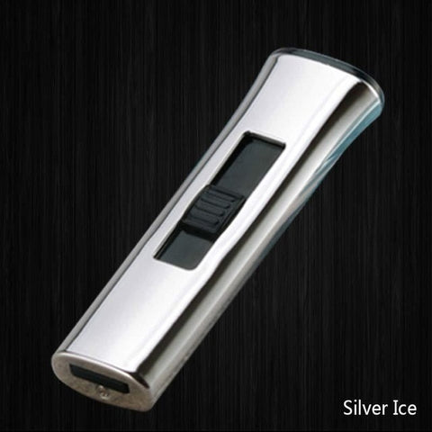 Image of Electroplating mini Small double-sided cigarette lighter USB rechargeable windproof Light