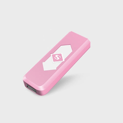 Image of Electroplating mini Small double-sided cigarette lighter USB rechargeable windproof Light