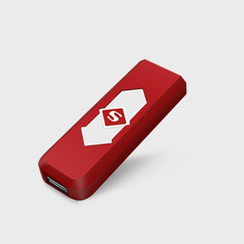Image of Electroplating mini Small double-sided cigarette lighter USB rechargeable windproof Light